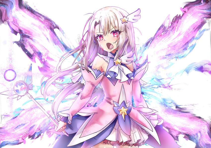 illyasviel von einzbern and prisma illya (fate and 1 more) drawn by ebora