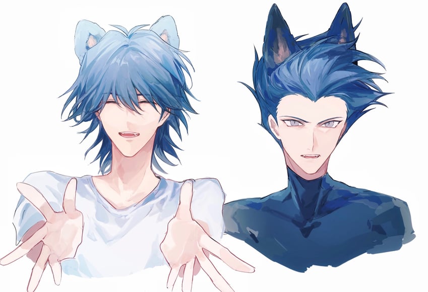 bruno and antinomy (yu-gi-oh! and 1 more) drawn by naoki_(2rzmcaizerails6)