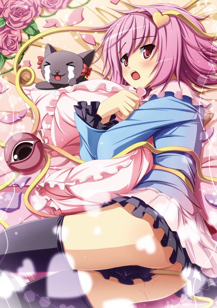 komeiji satori and kaenbyou rin (touhou) drawn by akashio_(loli_ace)