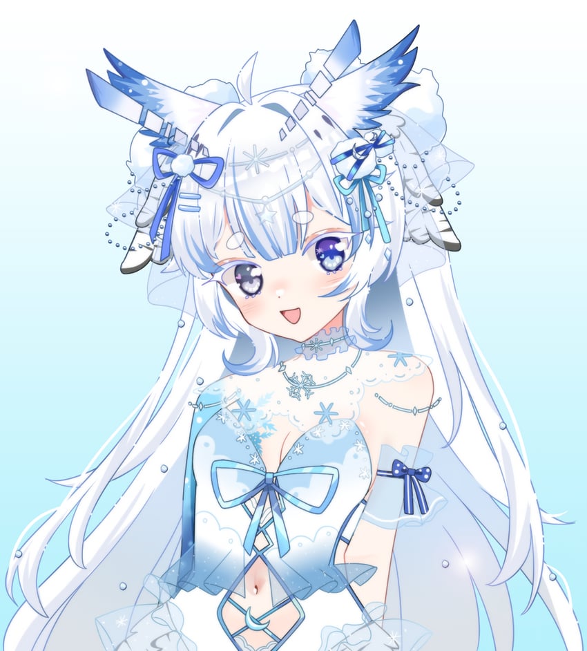 mikazuki silvi (indie virtual youtuber) drawn by powderpuff
