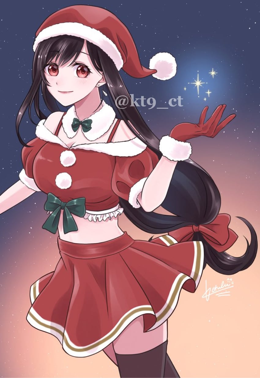 tifa lockhart (final fantasy and 2 more) drawn by kt9_ct