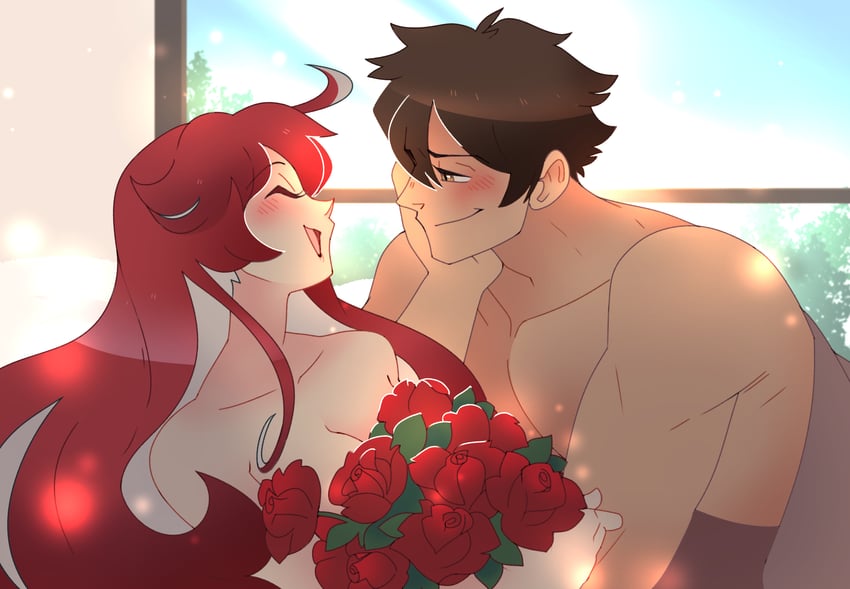 jack-o' valentine and sol badguy (guilty gear) drawn by vergolophus