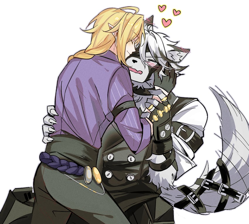 von lycaon and hugo vlad (zenless zone zero) drawn by meronppaii