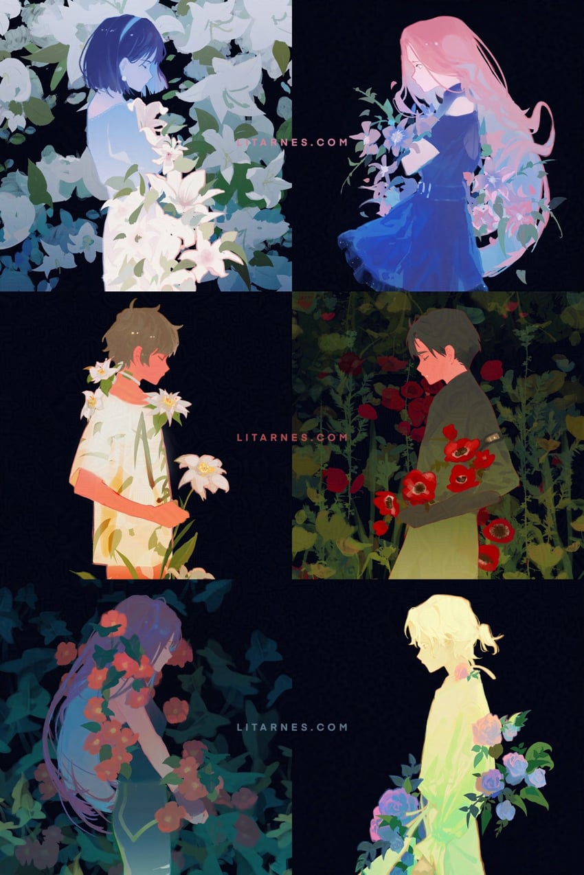 sua, mizi, till, ivan, luka, and 1 more (alien stage) drawn by litarnes