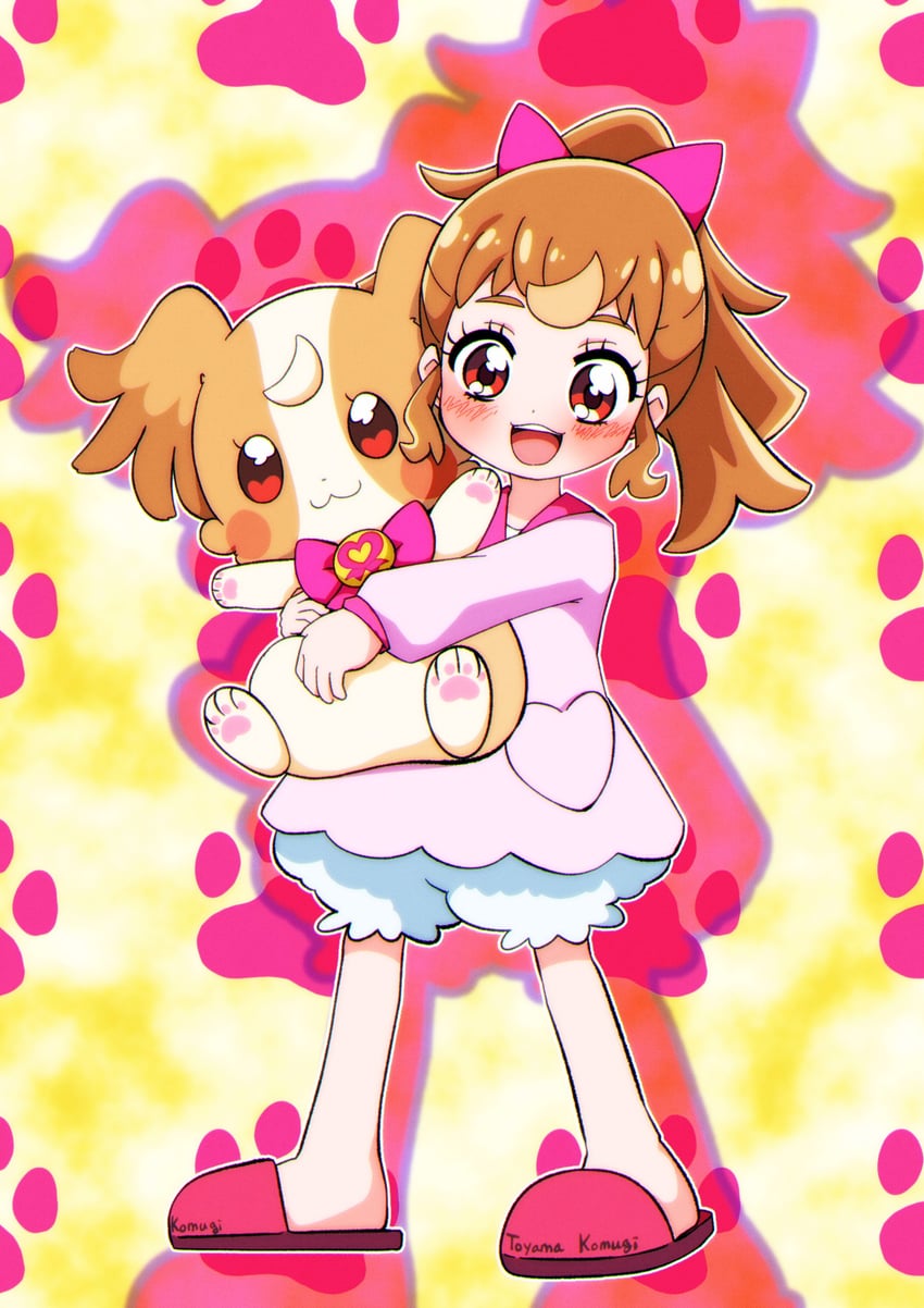 inukai komugi (precure and 1 more) drawn by @est@