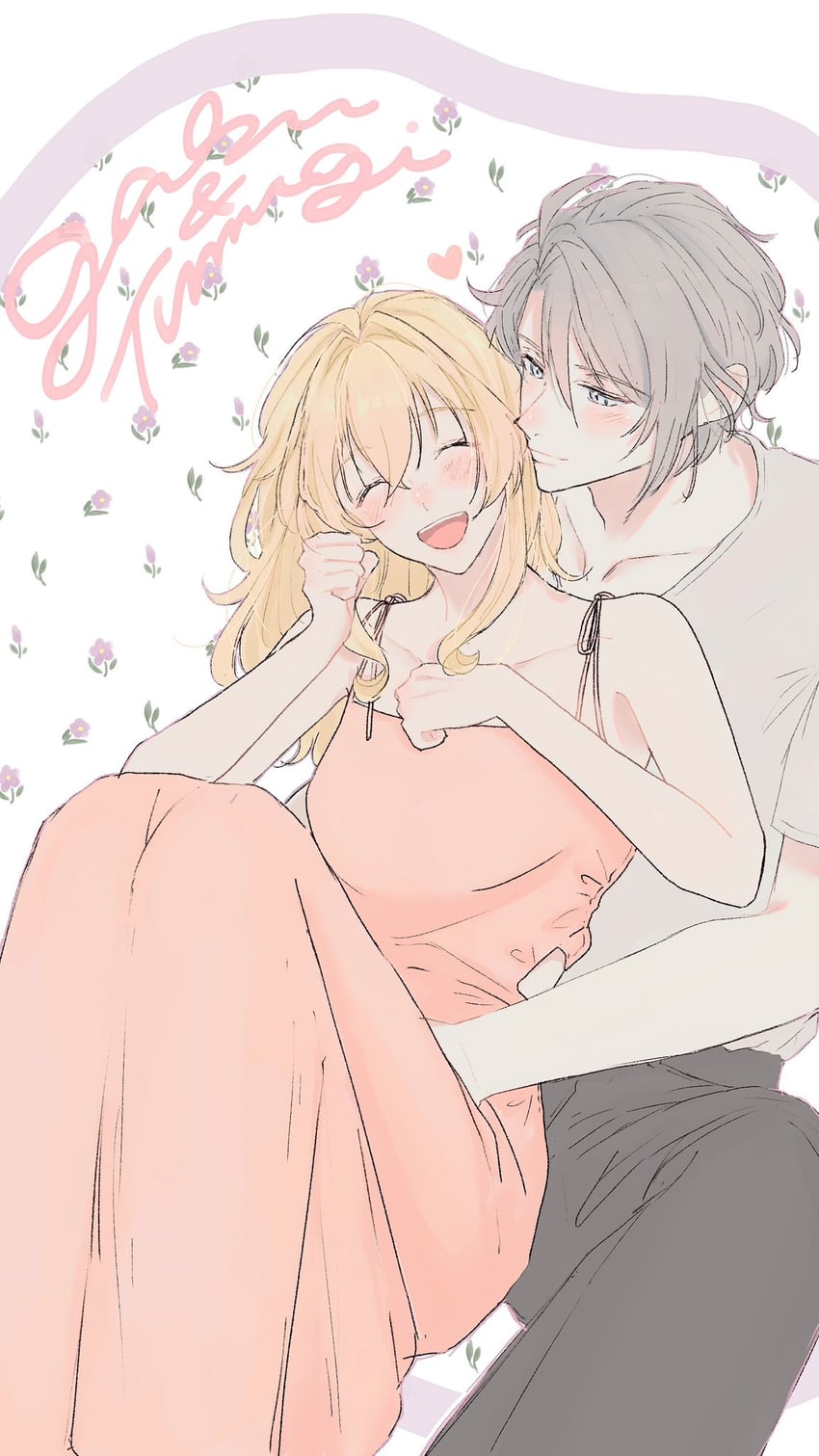 yaotome gaku and takanashi tsumugi (idolish7) drawn by yu_ru_lull