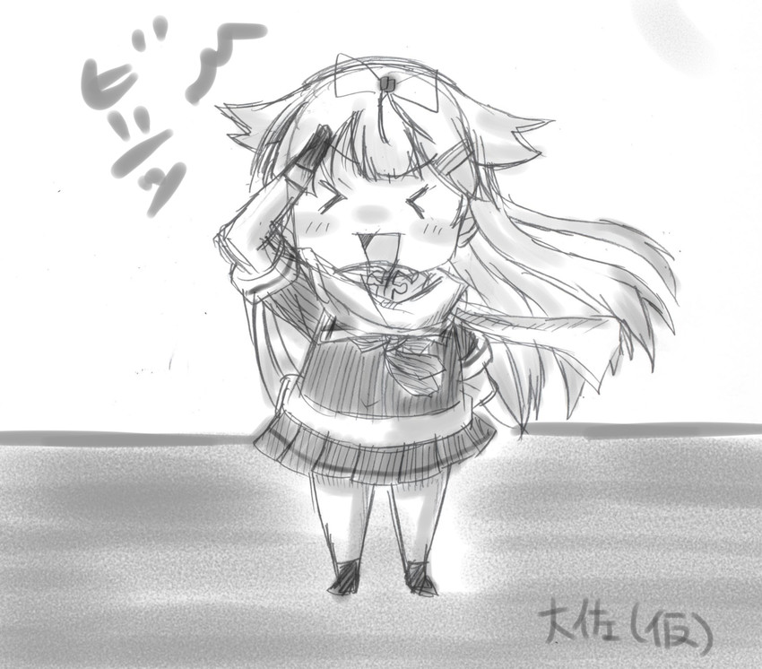 yuudachi and yuudachi kai ni (kantai collection) drawn by taisa_(kari)