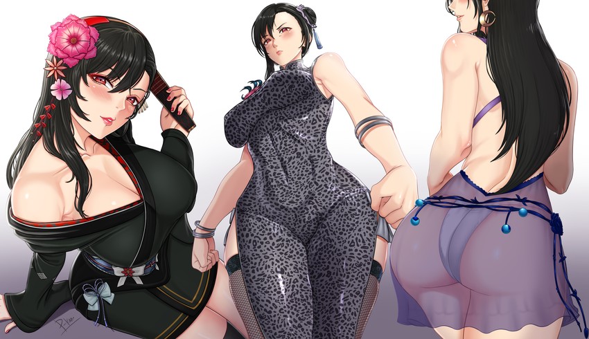 tifa lockhart (final fantasy and 2 more) drawn by p-kun_(peerayuth52)