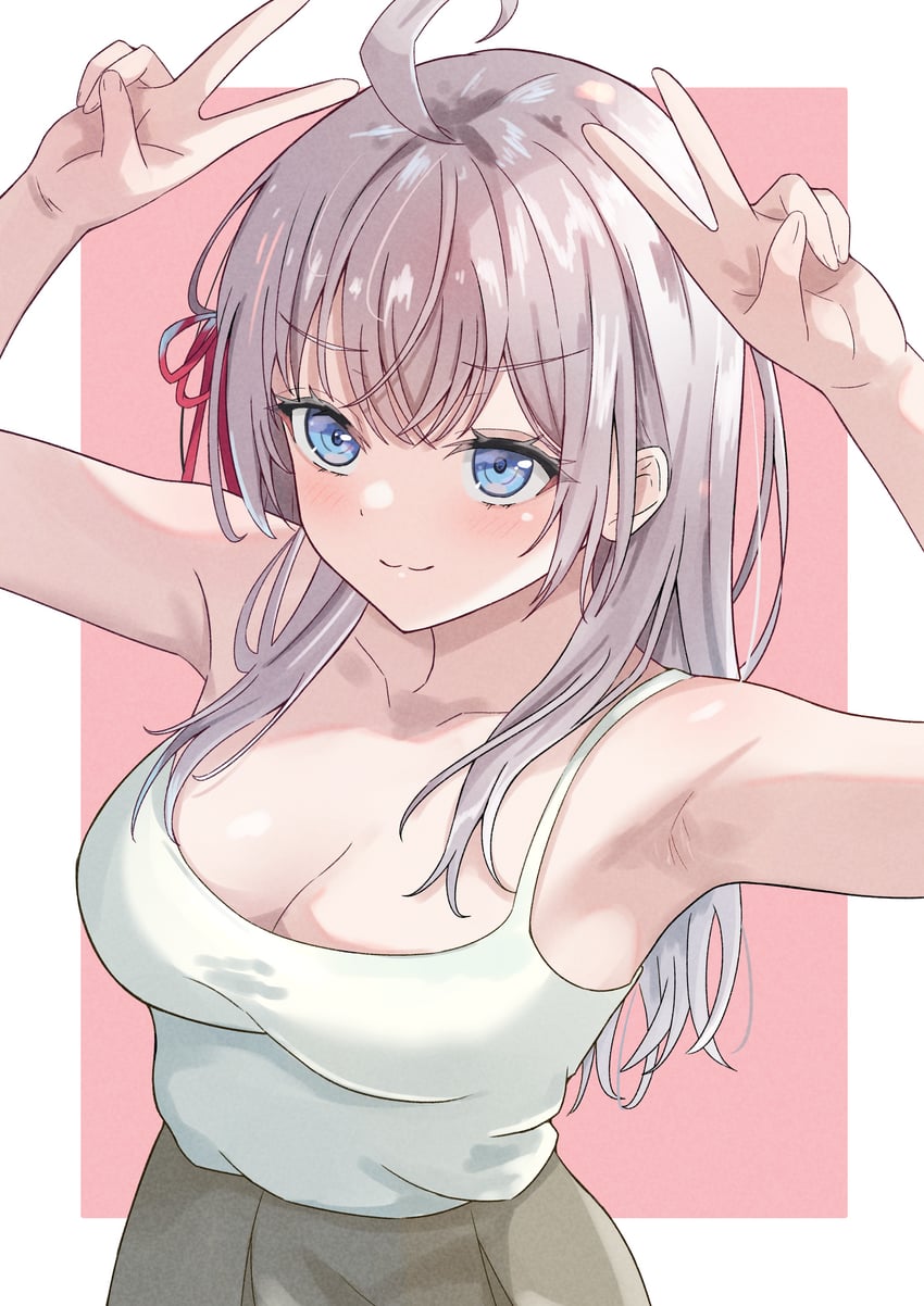 alisa mikhailovna kujou (tokidoki bosotto roshia-go de dereru tonari no alya-san) drawn by beniyomogi