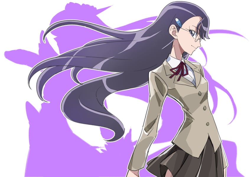 tsukikage yuri and cure moonlight (precure and 1 more) drawn by tsukikage_oyama