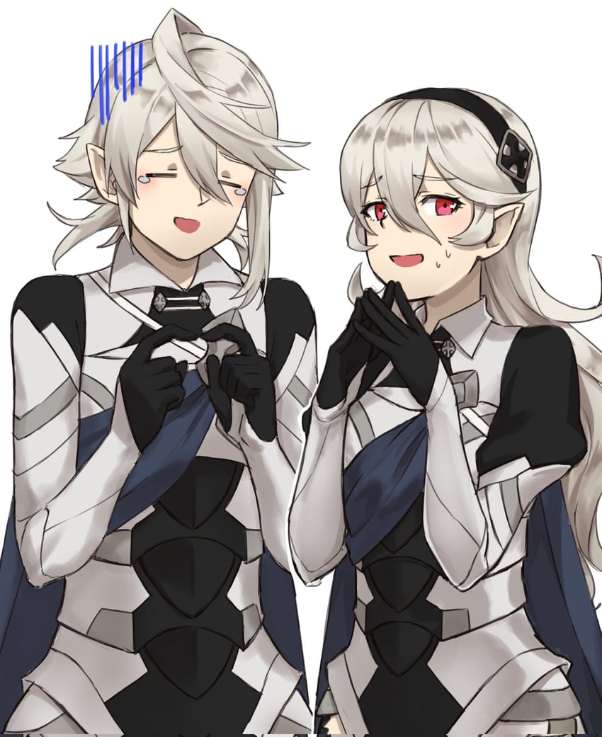 female corrin and male corrin (fire emblem and 2 more) drawn by zuzu_(ywpd8853)