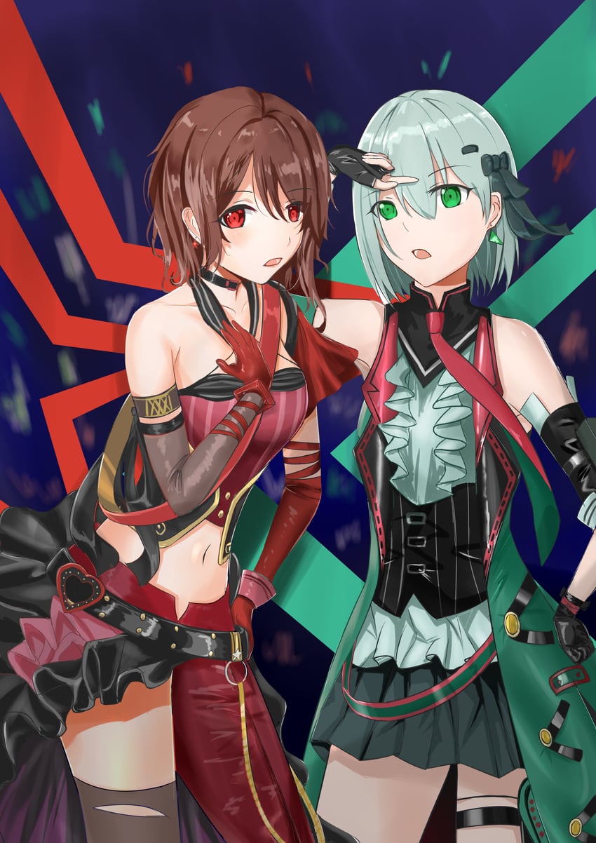 js05 and pm-06 (girls' frontline) drawn by tansan_tansan