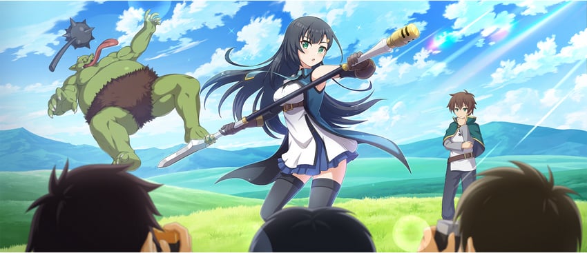 satou kazuma and lia (kono subarashii sekai ni shukufuku wo! and 1 more)