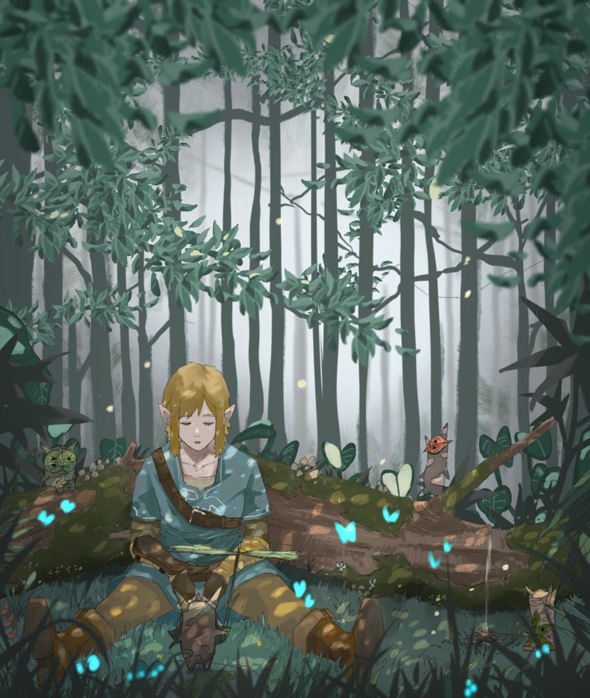 link (the legend of zelda and 1 more) drawn by neko_no_kedama