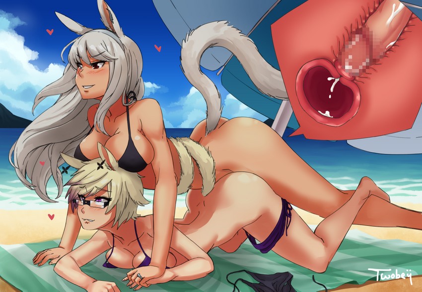 warrior of light, maria reya, and snow katsumi (final fantasy and 1 more) drawn by twobey