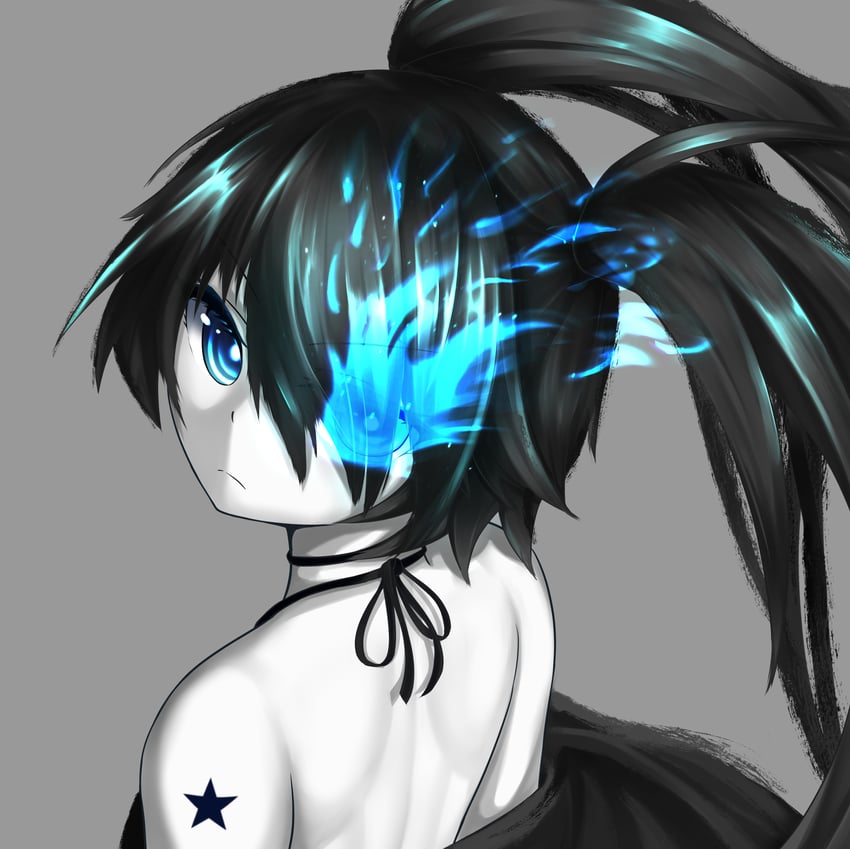 black rock shooter (black rock shooter) drawn by tokyo_(1421)