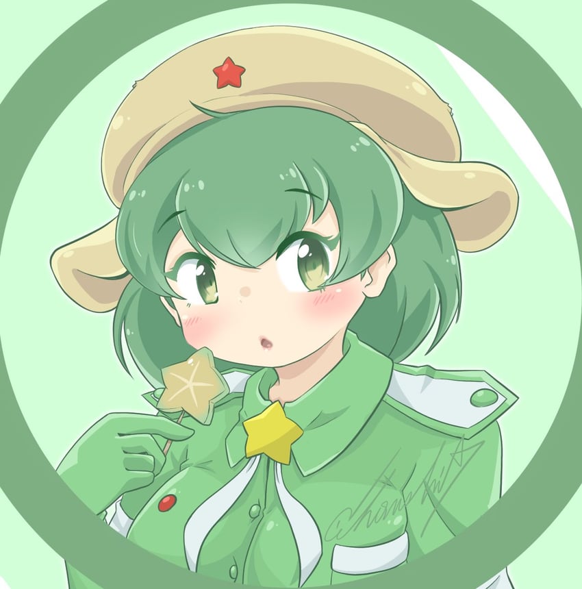 keroro (kemono friends and 2 more) drawn by cherushi_2
