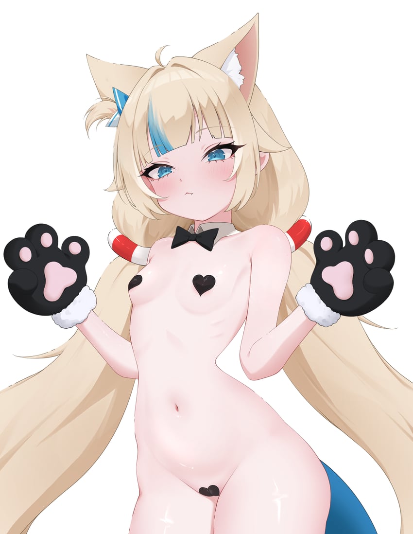 sameko saba (indie virtual youtuber) drawn by kosame_(pixiv_113148292)