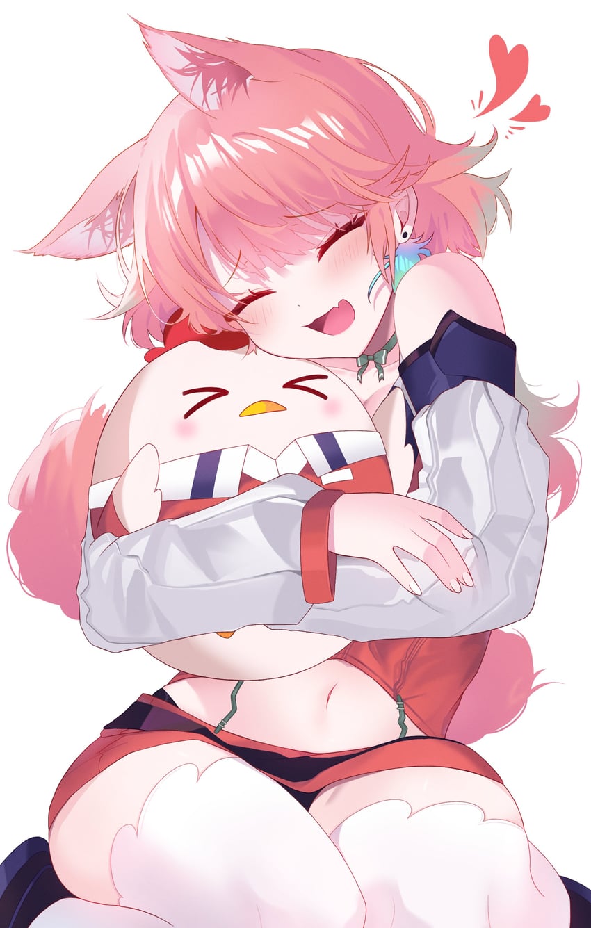 takanashi kiara and kfp employee (hololive and 1 more) drawn by yufu