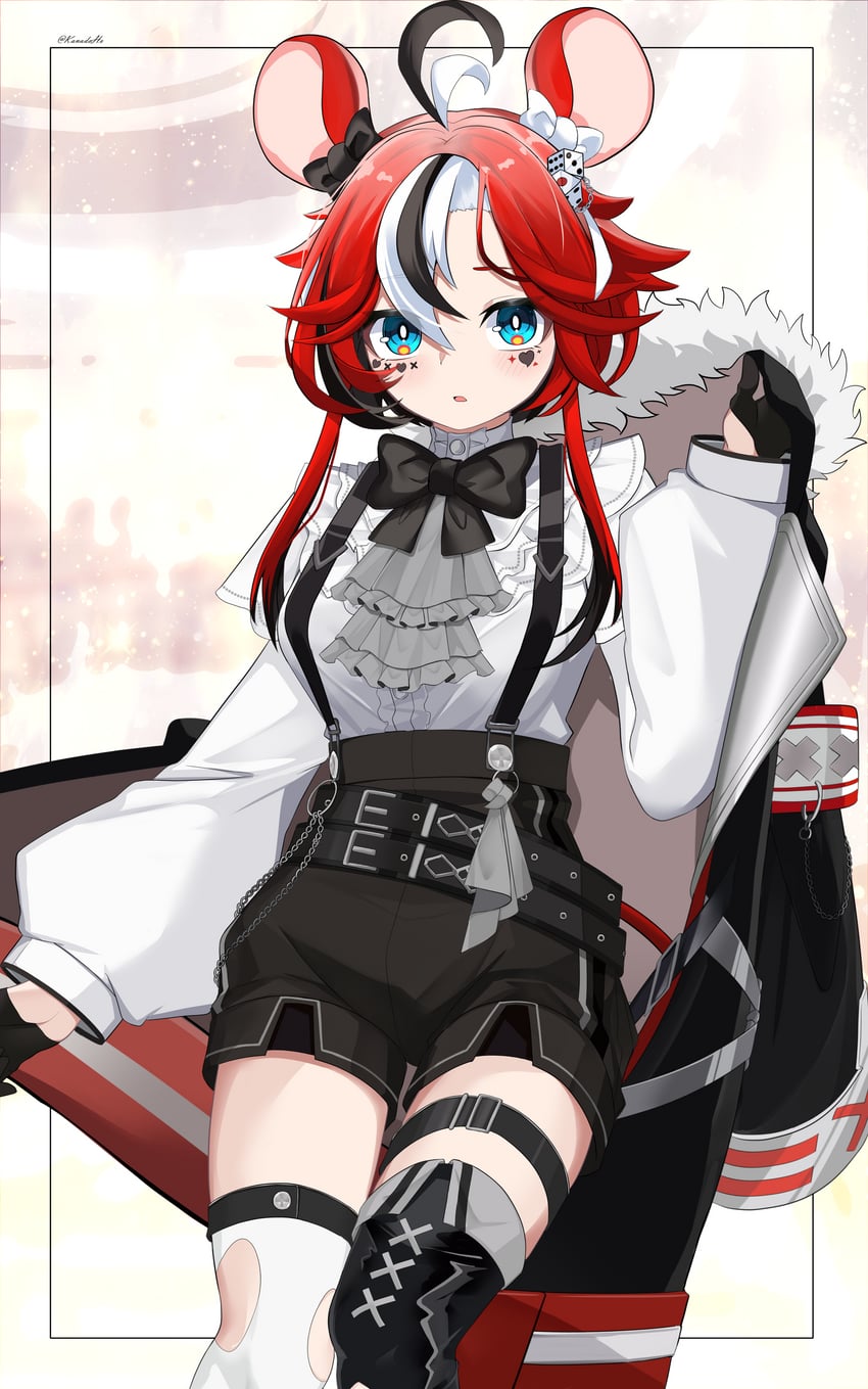 hakos baelz (hololive and 1 more) drawn by kanadeho
