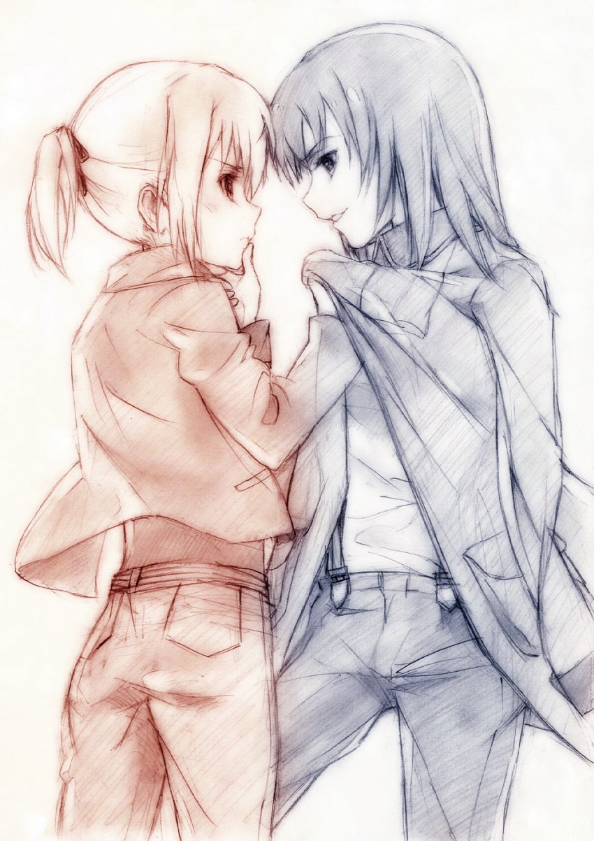 canaan and alphard (428: fuusa sareta shibuya de and 1 more) drawn by kisetsu