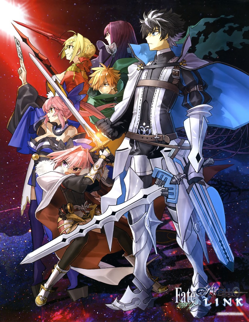 tamamo, nero claudius, scathach, astolfo, tamamo no mae, and 2 more (fate and 3 more) drawn by wada_arco
