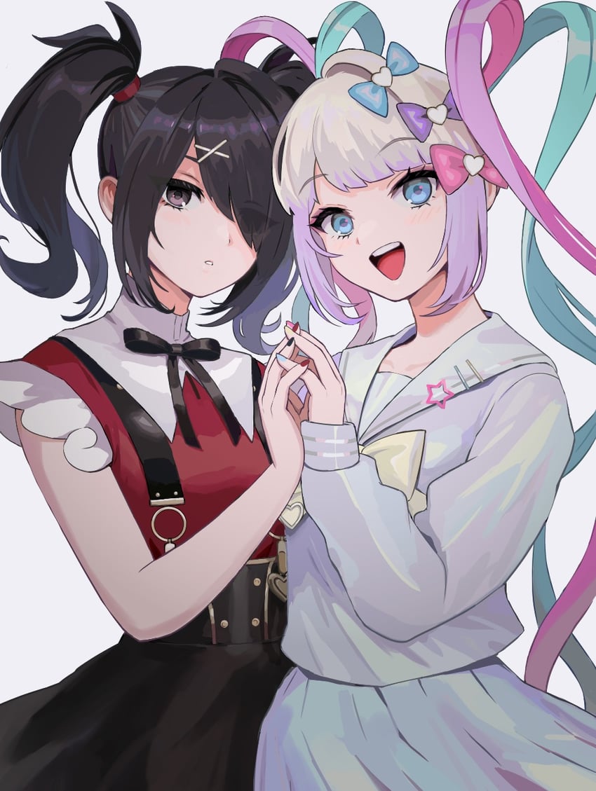chouzetsusaikawa tenshi-chan and ame-chan (needy girl overdose) drawn by unlimitedream