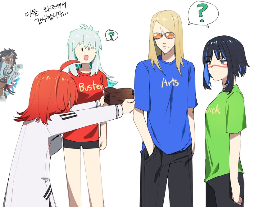 fujimaru ritsuka, tenochtitlan, tezcatlipoca, kukulkan, camazotz, and 1 more (fate and 1 more) drawn by house_tag_denim