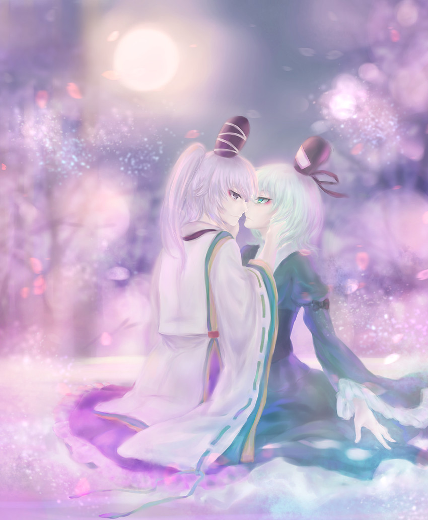 mononobe no futo and soga no tojiko (touhou) drawn by yoteichouwa