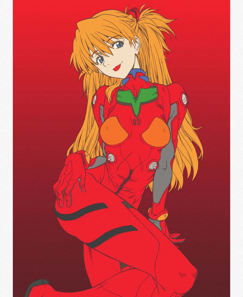 souryuu asuka langley (neon genesis evangelion) drawn by harukaze_koucha