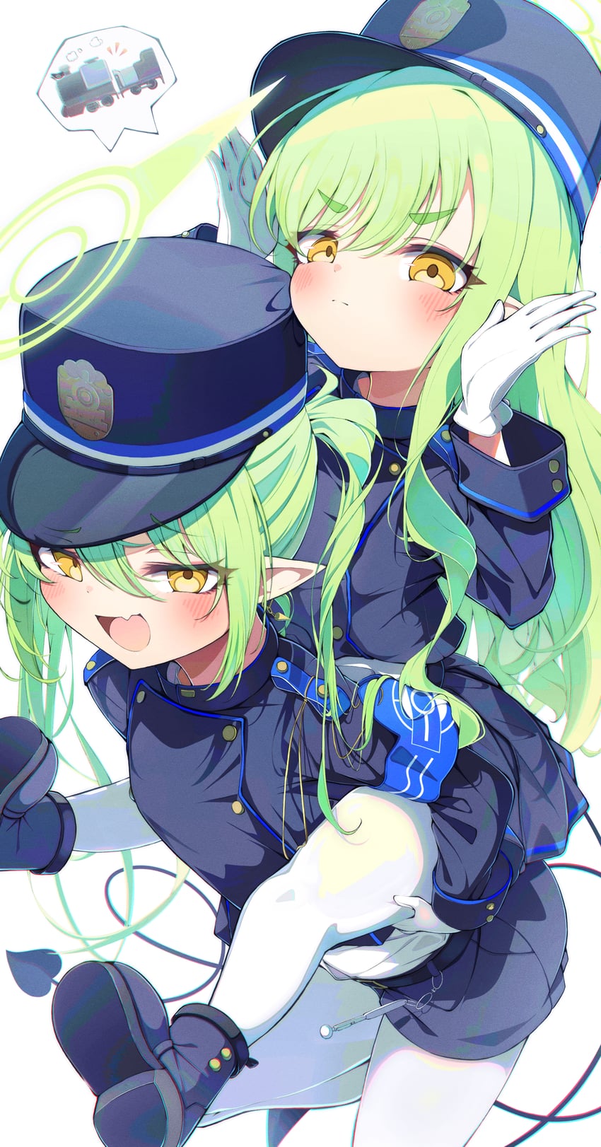 hikari and nozomi (blue archive) drawn by sho_me_1853