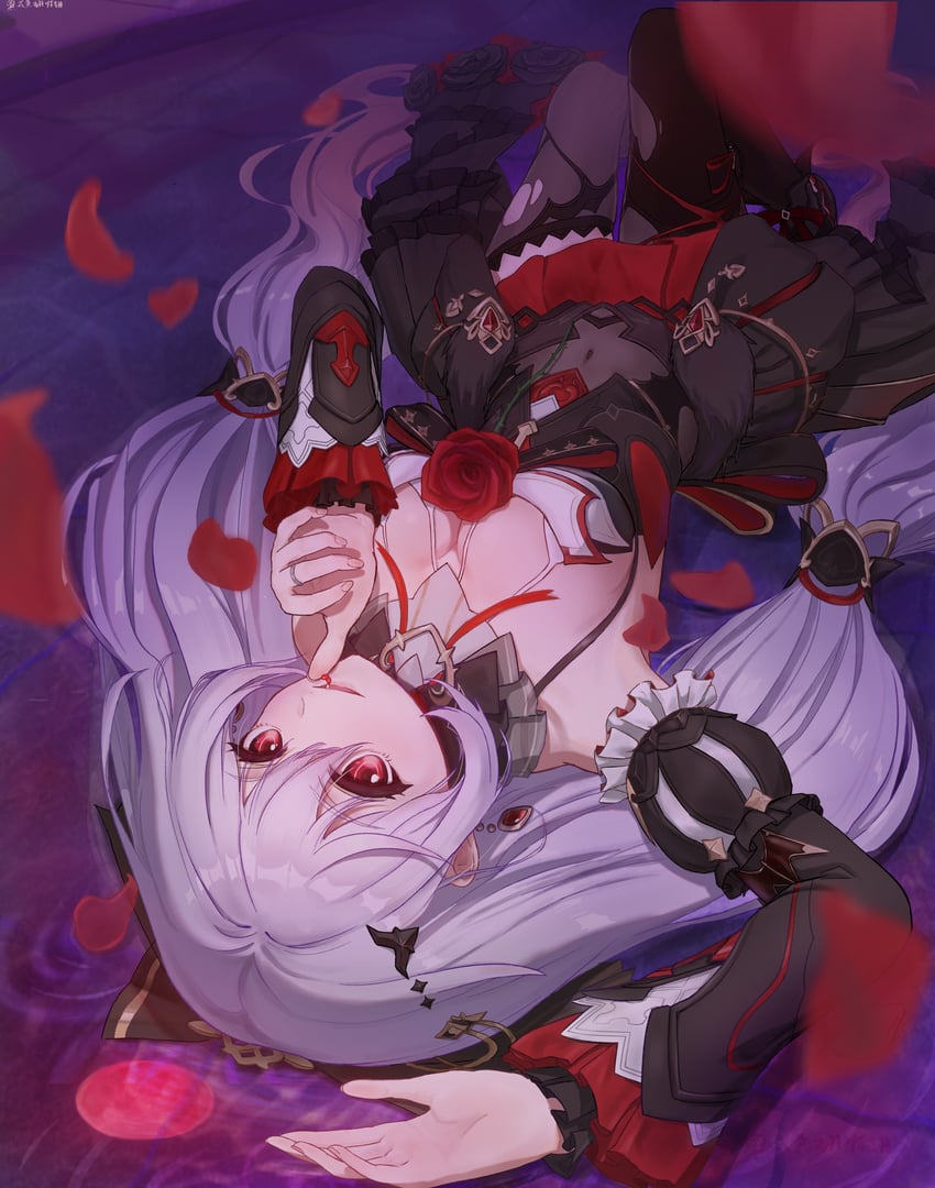 theresa apocalypse (honkai and 1 more) drawn by blackxyfaf