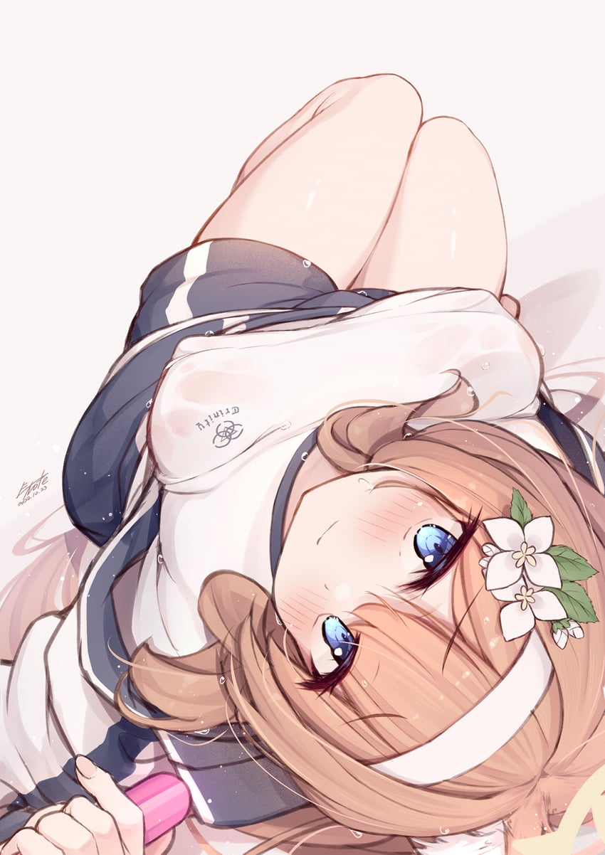 mari (blue archive) drawn by e-note