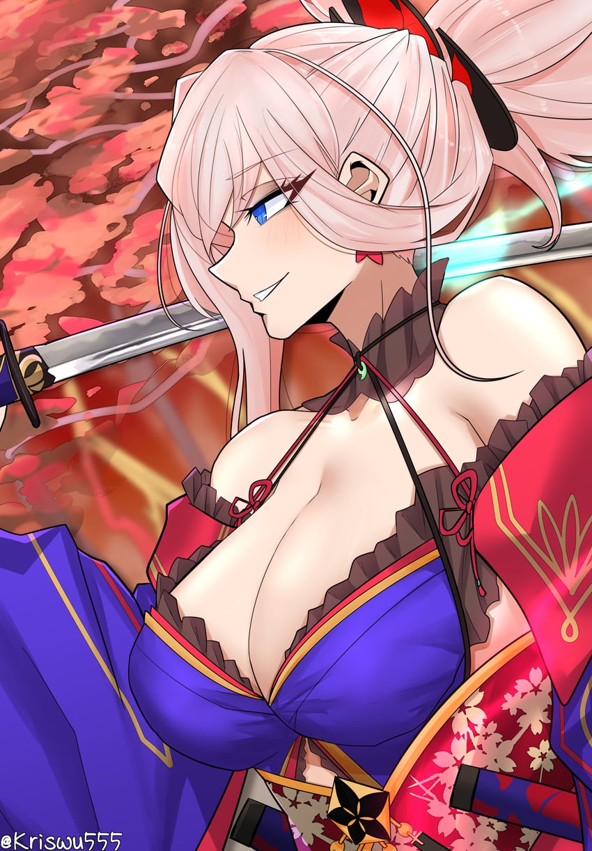 miyamoto musashi (fate and 1 more) drawn by wuwuwu_(kriswu555)
