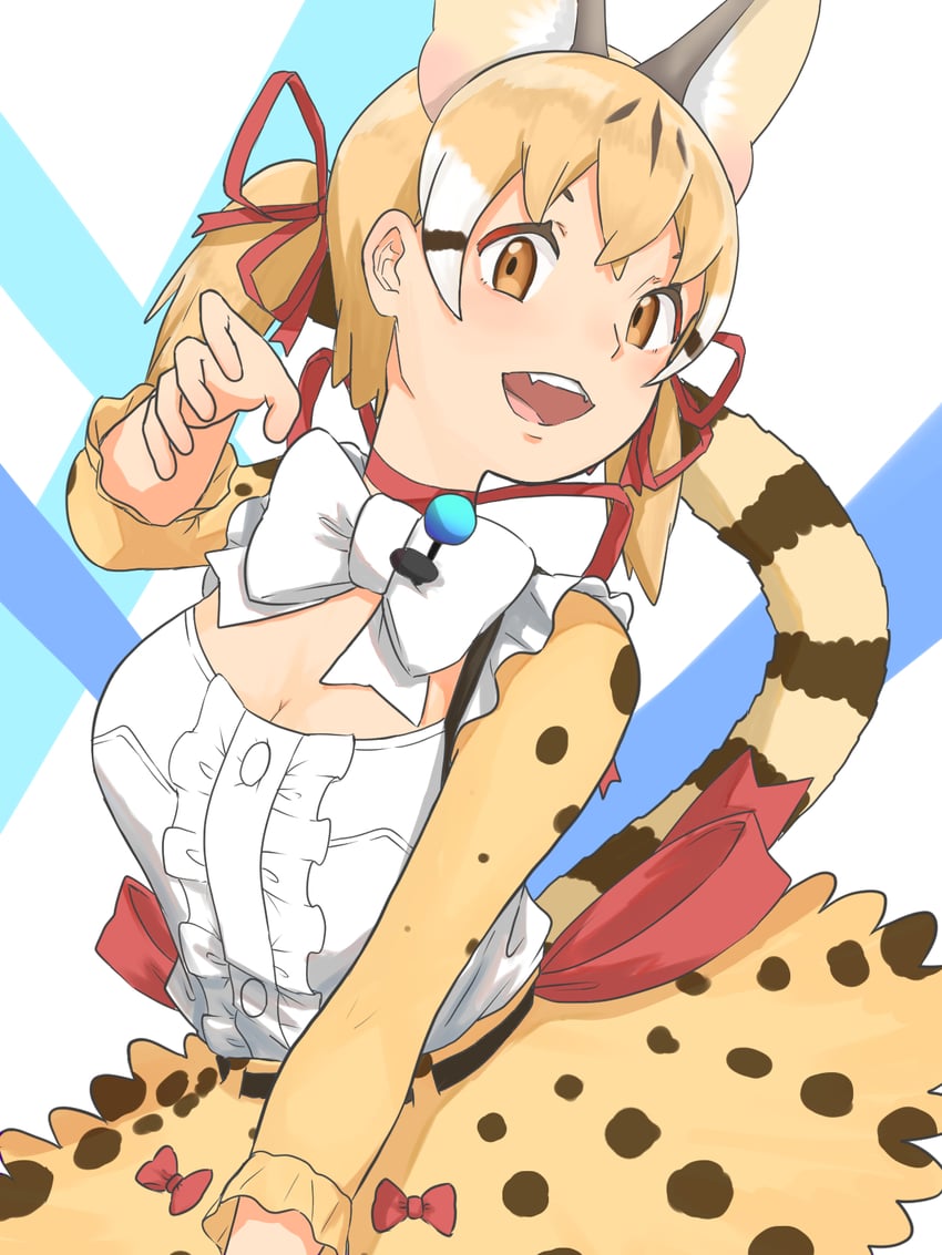 large-spotted genet (kemono friends and 1 more) drawn by y0whqzz8bkslezl