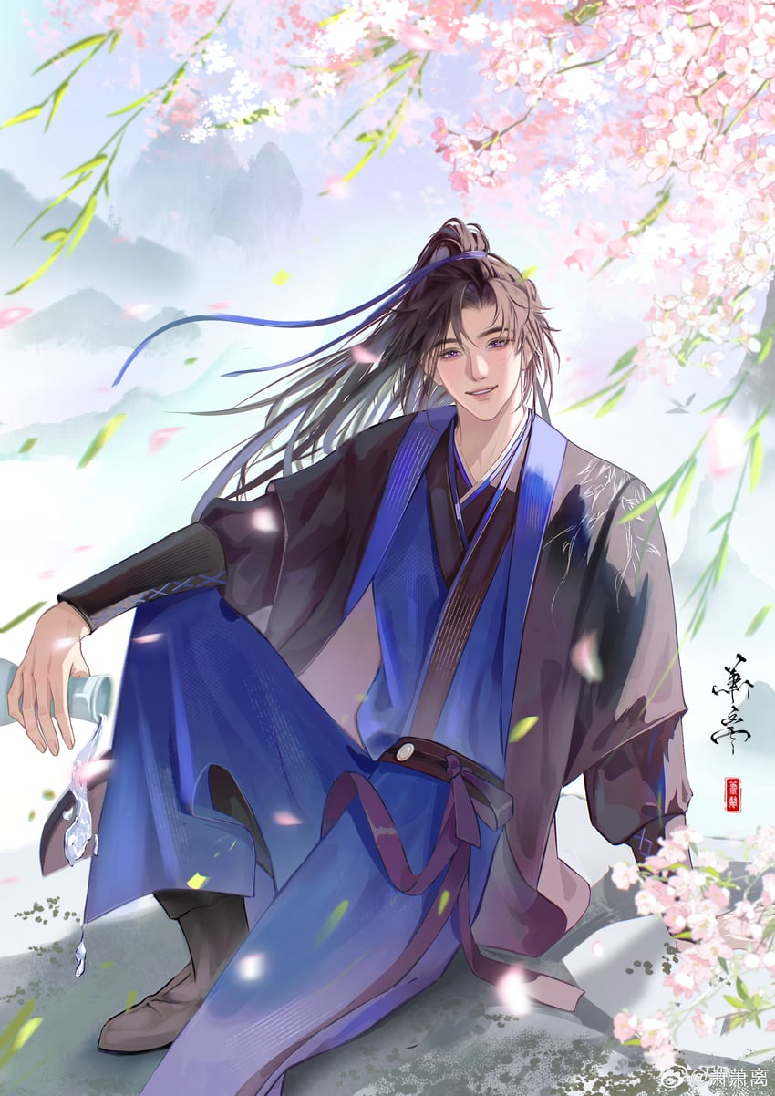 mo ran (erha he ta de bai mao shizun) drawn by xiaoxiao_li