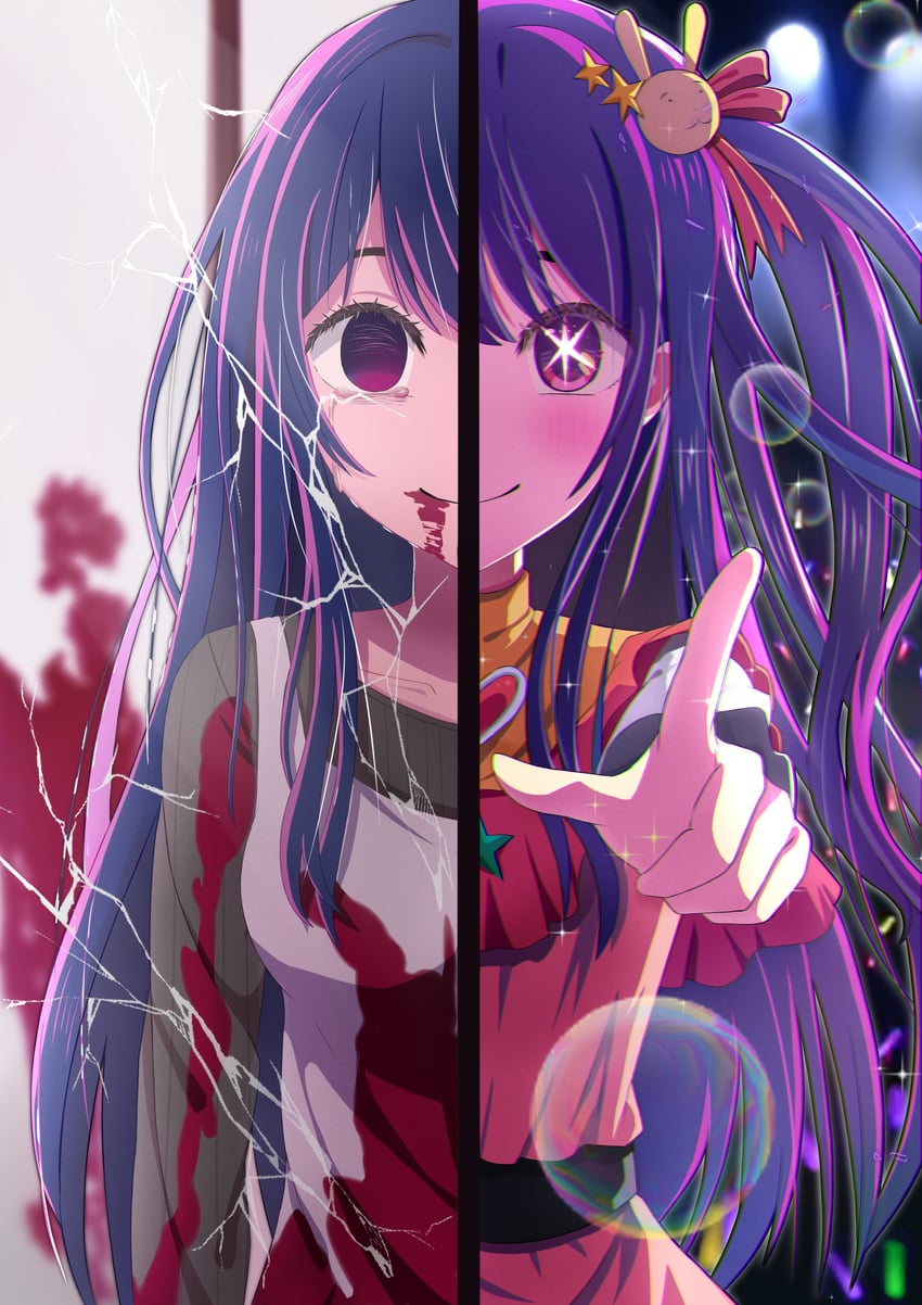 hoshino ai (oshi no ko) drawn by fuli_(user_dxkx3245)