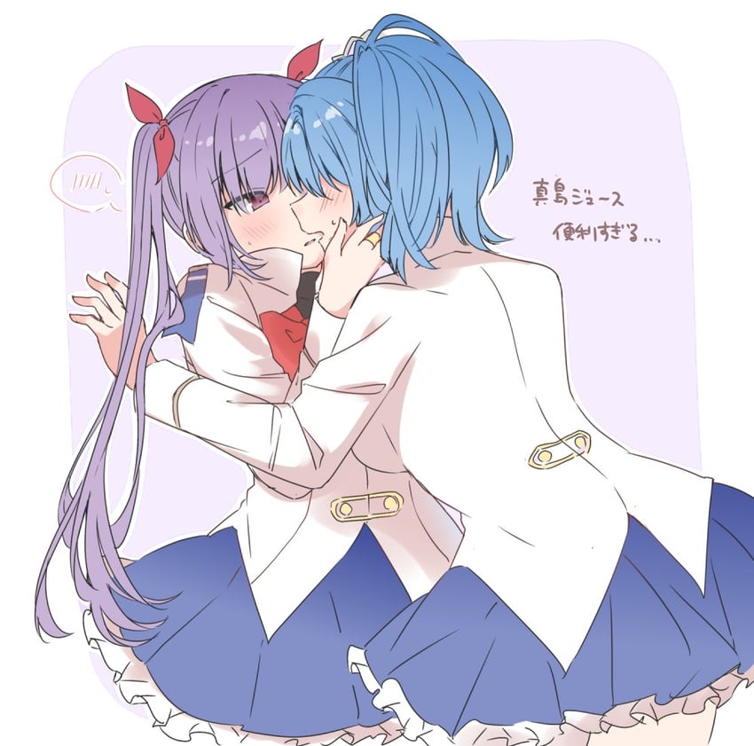 matsumura fuuka and makino mitake (assault lily) drawn by benini
