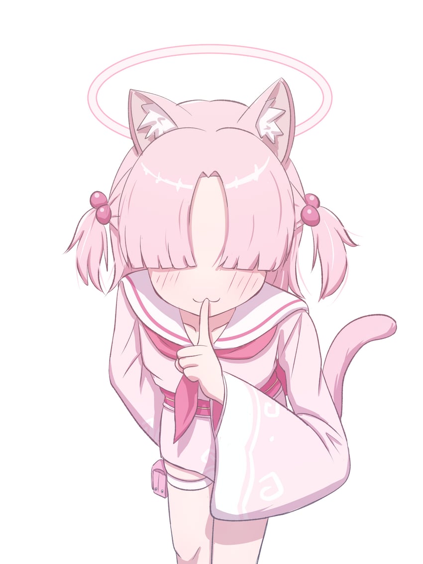 chlorella observation club member (blue archive) drawn by mugisepa