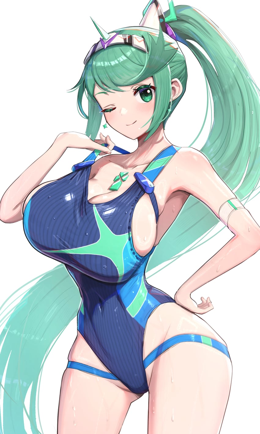 pneuma (xenoblade chronicles and 1 more) drawn by gonzarez