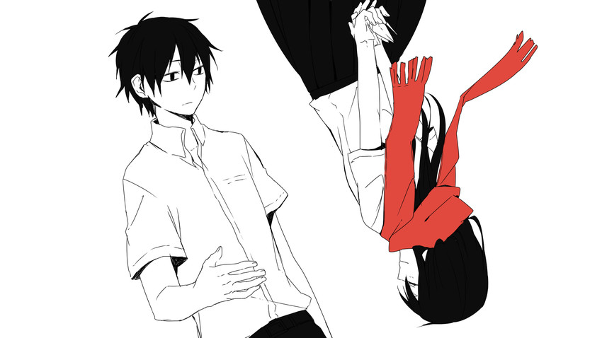 tateyama ayano and kisaragi shintarou (kagerou project and 1 more) drawn by asahimachi
