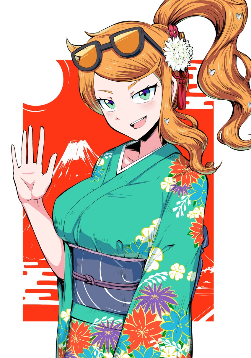 sonia (pokemon and 1 more) drawn by shimure_(460)
