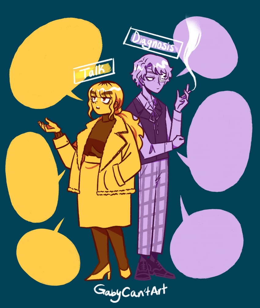 daan and karin (fear & hunger and 1 more) drawn by gabycantart