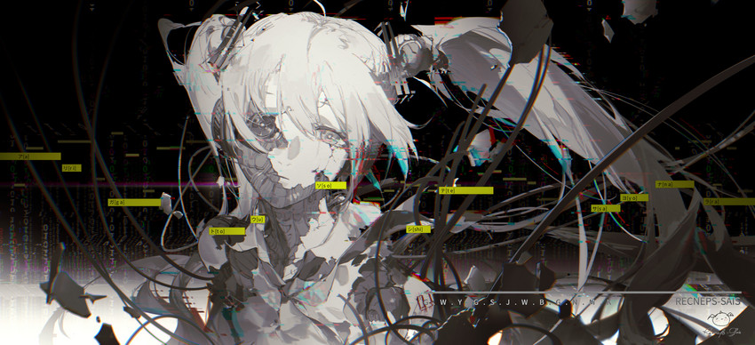 hatsune miku (vocaloid and 1 more) drawn by spencer_sais