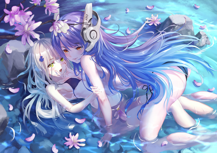 hk416 and tar-21 (girls' frontline) drawn by shan-n