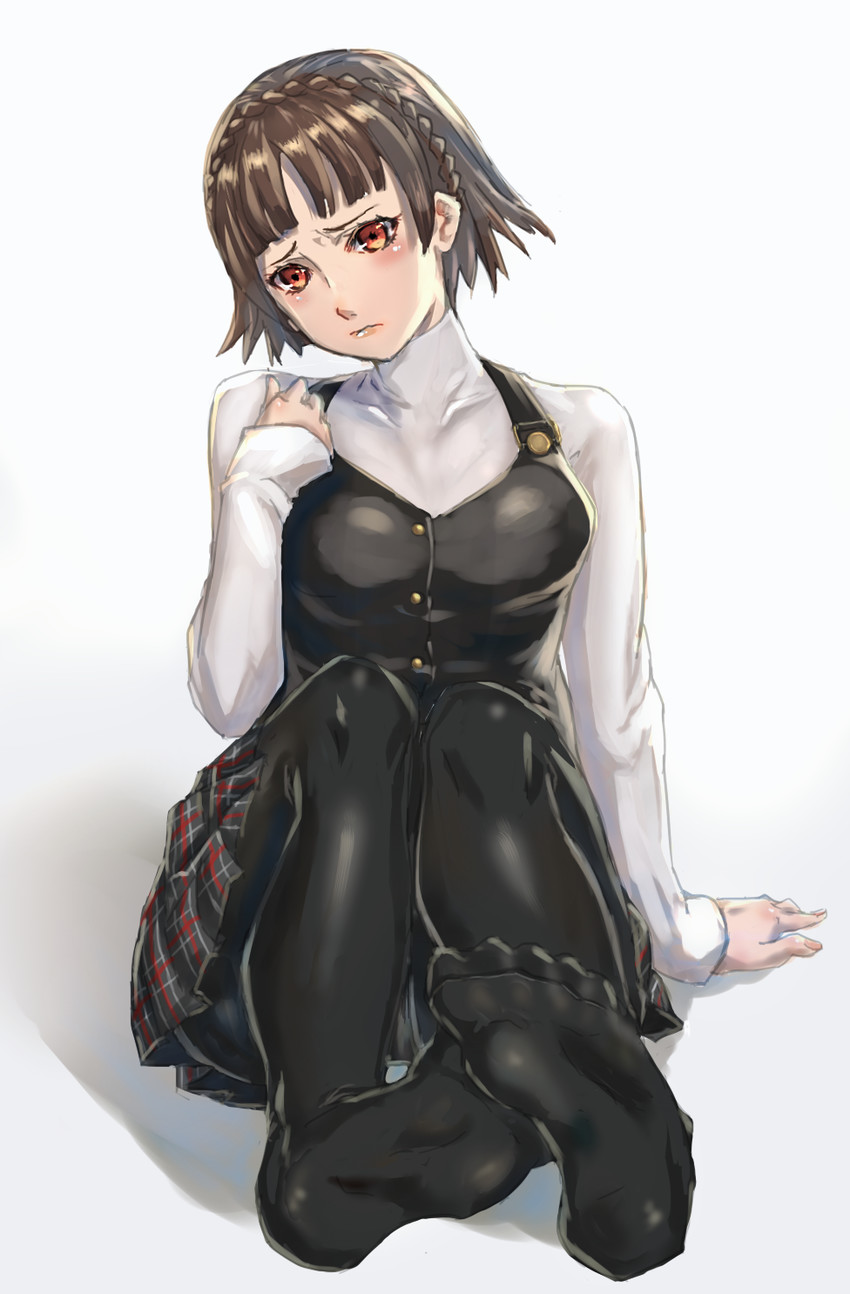 niijima makoto (persona and 1 more) drawn by yuugao