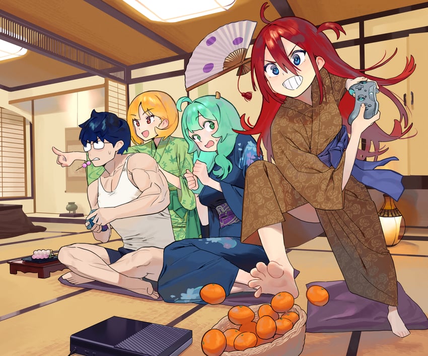 sekoshi, hipa, nahia, and chaucer (original and 1 more) drawn by some1else45