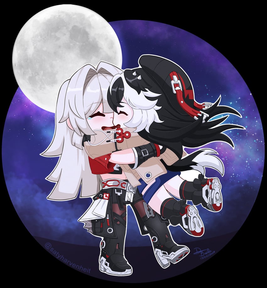 coralie 6626 planck and erdos helia (honkai and 1 more) drawn by satyharvenheit