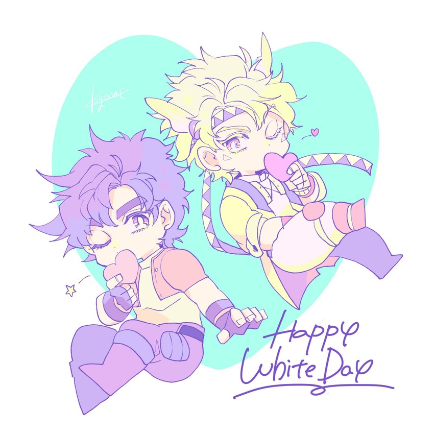 joseph joestar and caesar anthonio zeppeli (jojo no kimyou na bouken and 1 more) drawn by kogatarou