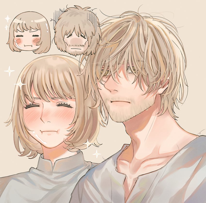 falin touden and laios touden (dungeon meshi) drawn by sasakura34